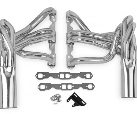 Hooker Super Competition Long Tube Headers, Polished Stainless 2224-3HKR