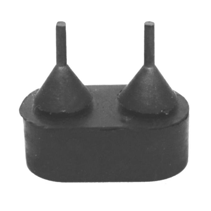 Redline Restomotive® 1952-1954 Chevy Rubber Door Bumper 3/8" Two-Pronged