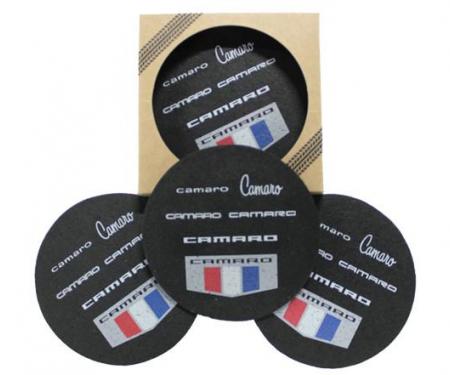 Camaro Generations Recycled Rubber Tire 4 Pack Coaster Set