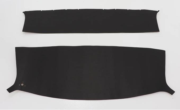 Montco Inc / Repops Interior Headliner Kit, Black, 2pc, 54-55 Chevy GMC Pickup Truck R-CT173