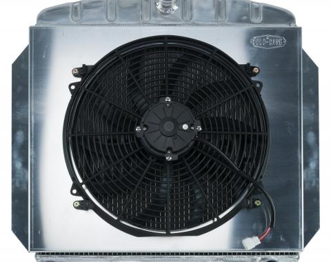 Cold Case Radiators 60-62 Chevy Truck C/K Series Aluminum Performance Radiator And 16 Inch Fan Kit GMT554AK