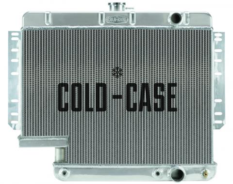 Cold Case Radiators 61-65 Impala with 500 Steering Box Aluminum Radiator CHI565A-5