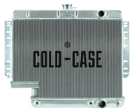 Cold Case Radiators 61-65 Impala with 500 Steering Box Aluminum Radiator CHI565A-5