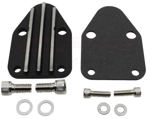 CFR Performance 1957-2007 Chevrolet Chevy Small Block Zinc Alloy Fuel Pump Block Off Plate HZ-6013-3