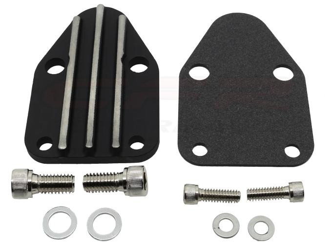 CFR Performance 1957-2007 Chevrolet Chevy Small Block Zinc Alloy Fuel Pump Block Off Plate HZ-6013-3