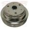 CFR Performance 1969-85 Chevy Small Block Chrome Steel Crankshaft Pulley - Long (2 Groove) HZ-9607