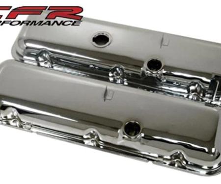 CFR Performance Steel Valve Covers Fits 1965-72 Chevy Big Block 396 427 454 Short HZ-9503