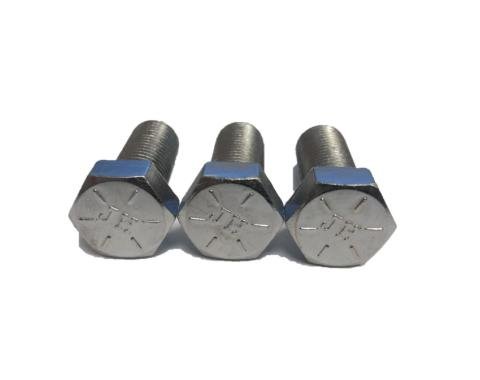 CFR Performance 1955-2007 Chevrolet Small Block Crank Pulley-Lower Pulley Bolt Kit (7/16"-20 x 1") - Chrome HZ-9925-C