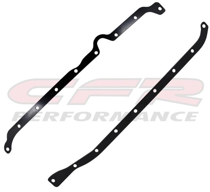 CFR Performance Steel 1986-02 Chevy SB Oil Pan Reinforced Rails One Piece Rear Main Seal HZ-9413