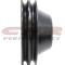 CFR Performance 1969-85 Chevy Small Block Chrome Steel Water Pump Pulley - Long (2 Groove) HZ-9605