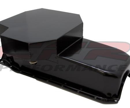 CFR Performance Steel Champion Racing Oil Pan Fits 1986-02 Chevy SB 305-327-350 (One-Piece Rear Seal) - 7-Quart Capacity HZ-7301
