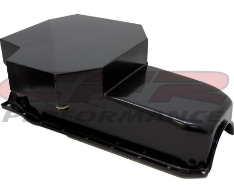CFR Performance Steel Champion Racing Oil Pan Fits 1986-02 Chevy SB 305-327-350 (One-Piece Rear Seal) - 7-Quart Capacity HZ-7301