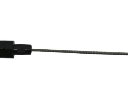 CFR Performance Stainless Braided 1957-79 Chevy SB Billet Handle Flexible Dipstick - Black CFR-2002-PBK
