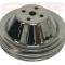 CFR Performance 1955-68 Chevy Small Block Chrome Steel Water Pump Pulley - Short (2 Groove) HZ-9601
