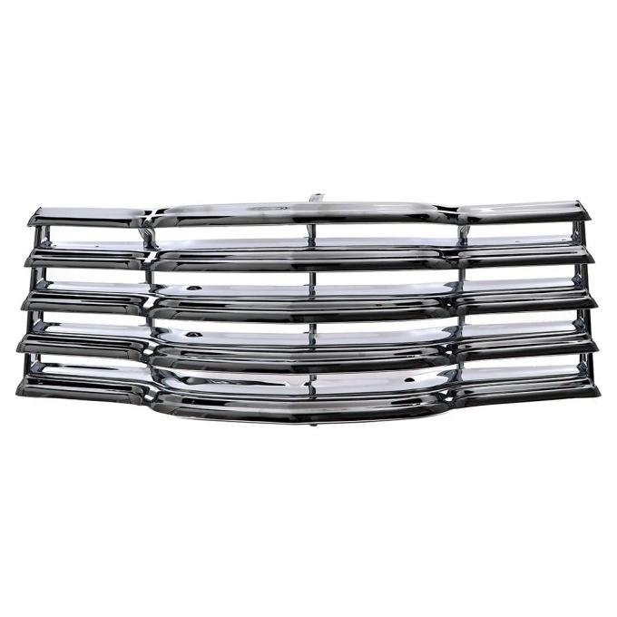 AMD Grille Assembly, All Chrome, 47-53 Chevy Pickup Truck Suburban X150-4047-C
