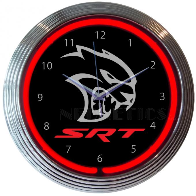 Neonetics Neon Clocks, Dodge Hellcat Srt Neon Clock