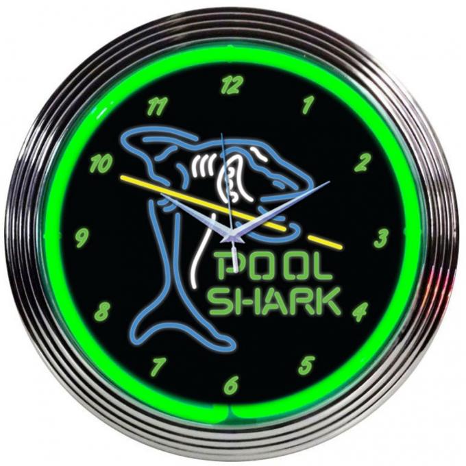 Neonetics Neon Clocks, Pool Shark Neon Clock