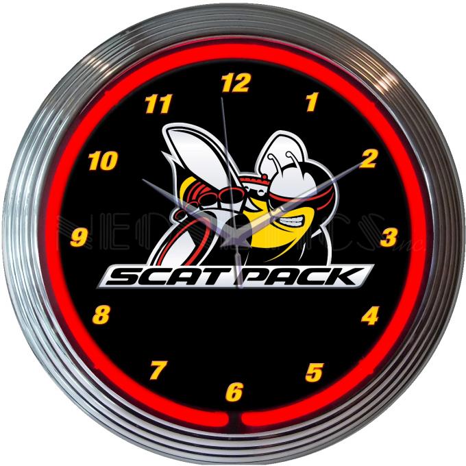 Neonetics Neon Clocks, Dodge Scat Pack Neon Clock