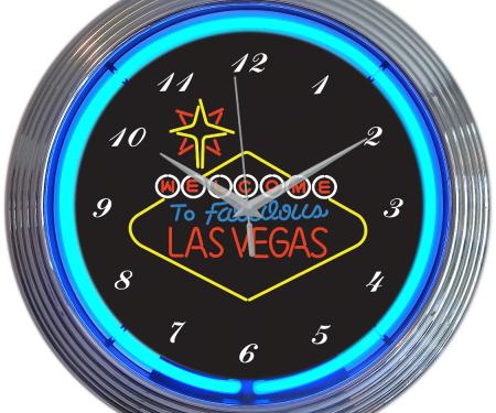 Neonetics Neon Clocks, Las Vegas Sign Neon Clock