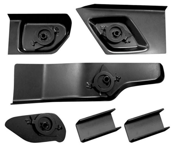 RestoParts Repair Plates, Body Mount, 1978-88 Monte Carlo, Rear L241345