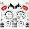 Wilwood Brakes Forged Dynalite Big Brake Front Brake Kit (Hub) 140-12022-DR