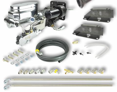 Right Stuff 1973-87 GM & GMC C/K Truck, Chrome Hydro Boost Upper Assembly Kit JHB735171