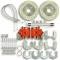 Right Stuff Ford 8" Large Bearing Or 9" Rear W/Small Bearing, Rear Disc Brake Conversion Kit ZDCRD02Z