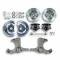 Right Stuff 1963-70 GM Truck/Suburban, 2WD, 2" At The Wheel Disc Brake kit Blk Calipers TWK6315B