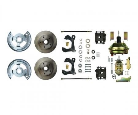 Right Stuff 1958 Chevrolet Impala, 9" Booster, Power Front Disc Brake Conversion Kit FSC58DCC