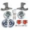 Right Stuff 1960-62 GM Truck/Suburban, 2WD, "At The Wheel" Disc Conversion Kit, Red Calipers TWK6015Z