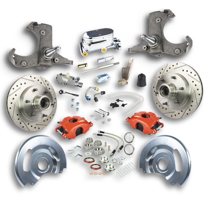 Right Stuff 1960-62 Chevrolet/GMC Truck & Suburban, Manual Front Disc Brake Conversion Kit TSD6016ZX