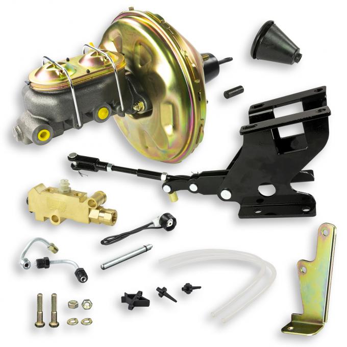 Right Stuff 1967-72 GM & GMC C/K Truck, Master Cylinder & Booster Combo Kit, Factory bracket G16720971