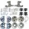 Right Stuff 1963-70 GM Truck/Suburban 2WD, 4 wheel, At The Wheel Disc Kit, Black Calipers TWK6346B