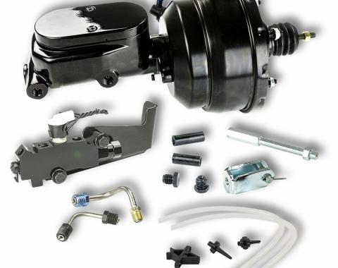 Right Stuff Disc /Drum, Black Booster & Master Cylinder Combination Kit B85315171