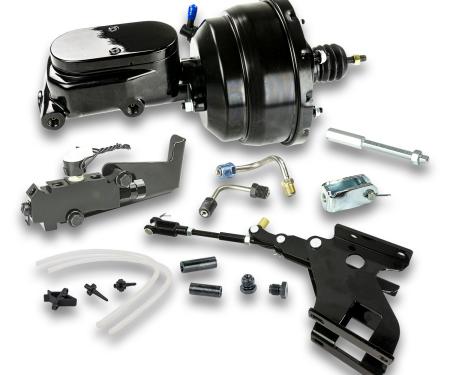 Right Stuff 67-72 Chevrolet, GMC Black Brake Booster and Master, High Rise Bracket Disc/Drum B86715171