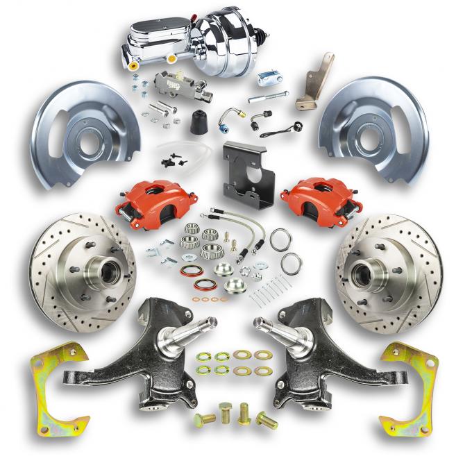 Right Stuff 1967-70 GM C10/C15 Truck/Suburban 2" Drop, Power Front Disc Brake Conversion TDC6726DZX