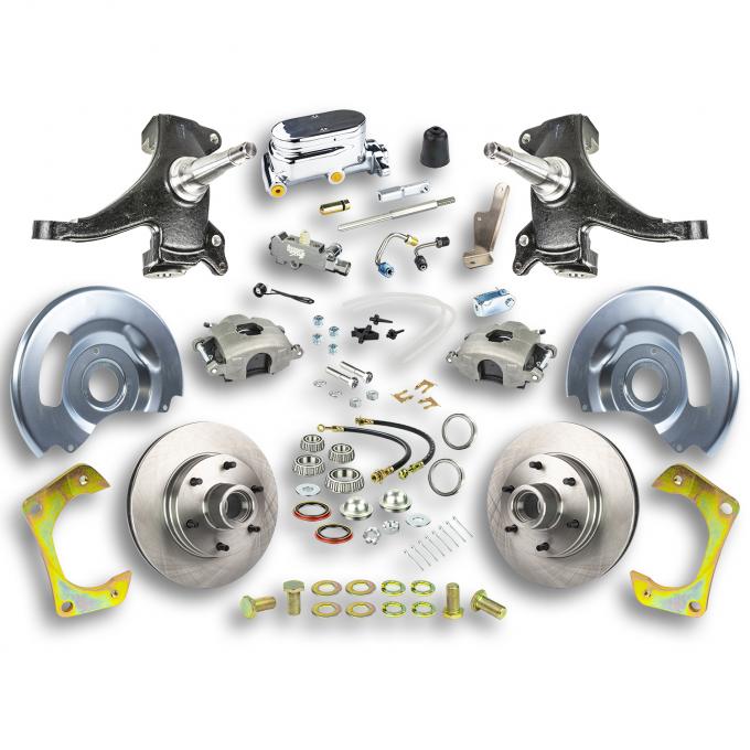 Right Stuff 1960-62 GM Truck & Suburban, 2" Drop, Manual Front Disc Brake Conversion Kit TSD6016DX