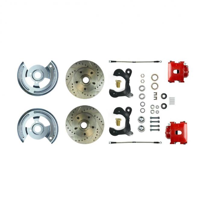 Right Stuff 1955-57 Bel Air/Nomad, "At The Wheel" Front Disc Brake Conversion Kit FSC55WKCZ