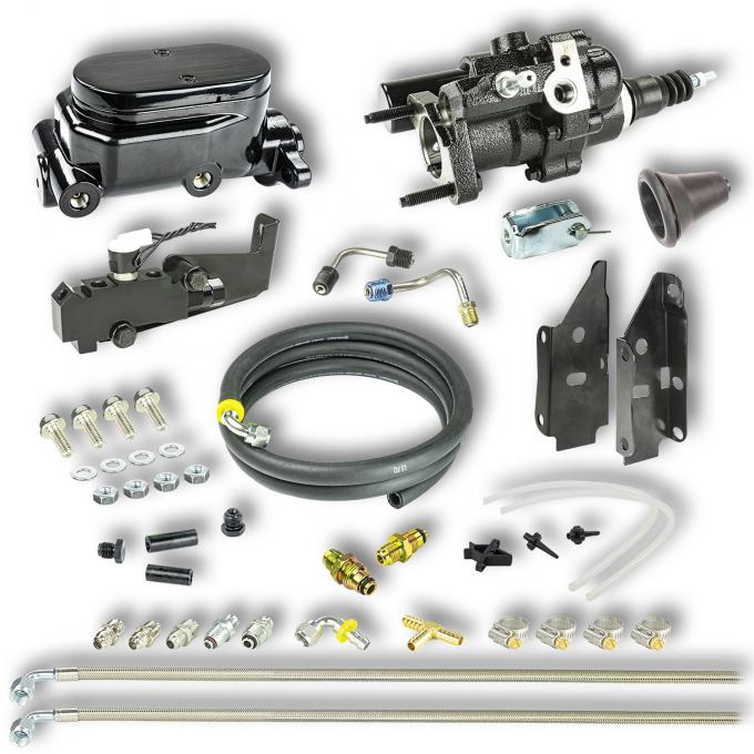Right Stuff 1973-87 GM & GMC C/K Truck, Black Hydro Boost Upper Assembly Kit Disc/Disc BHB735672