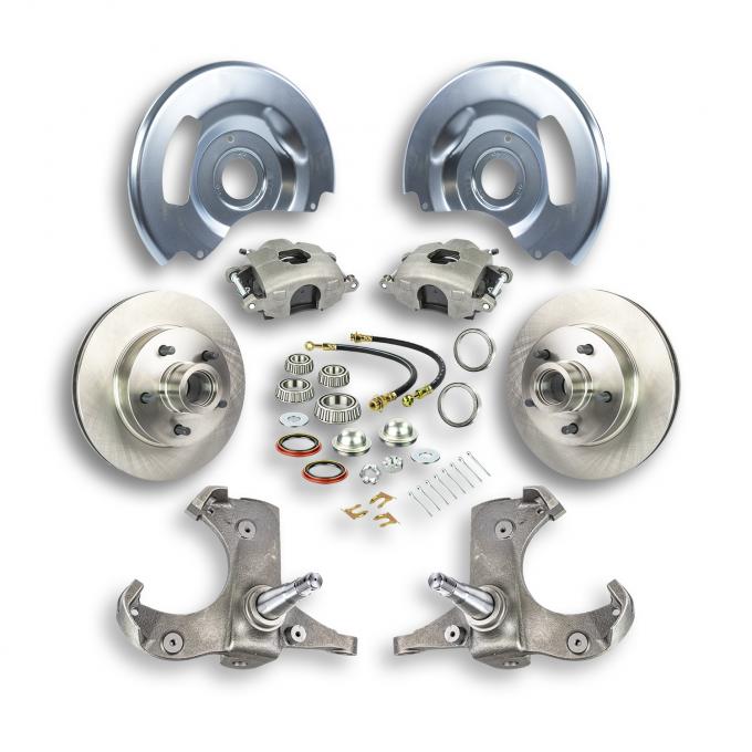 Right Stuff 1963-70 GM Truck/Suburban, 2WD, "At The Wheel" Disc Brake Conversion Kit, 5x5 TWK6315