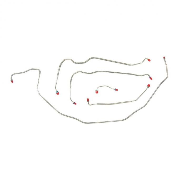 Right Stuff 1970 Chevrolet Monte Carlo, Pre-Bent OE Steel Front Brake Line Kits MKT7001
