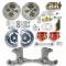 Right Stuff 1963-70 Chevy/GMC Truck & Suburban, Manual Front Disc Brake Kit Red Calipers TSD6316Z