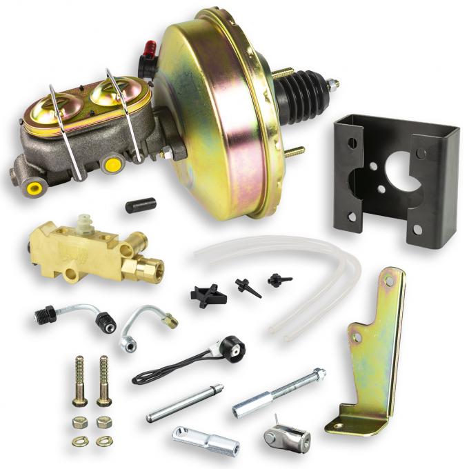 Right Stuff 63-66 GM & GMC C/K Truck, 9" Slimline Booster Master Combo Kit Disc/Drum G96320971