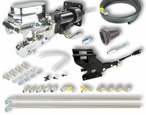 Right Stuff 1967-72 GM & GMC C/K Truck, Chrome Hydro Boost Upper Assembly Kit JHB675672