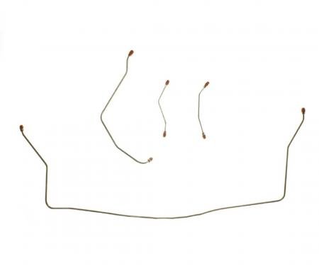 Right Stuff 1962-64 Chevrolet Bel Air/Impala, Pre-Bent OE Steel Front Brake Line Kit BKT6201