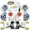 Right Stuff 1960-62 GM Truck & Suburban, 2" Drop, Manual Front Disc Brake Kit Red Calipers TSD6015DZ
