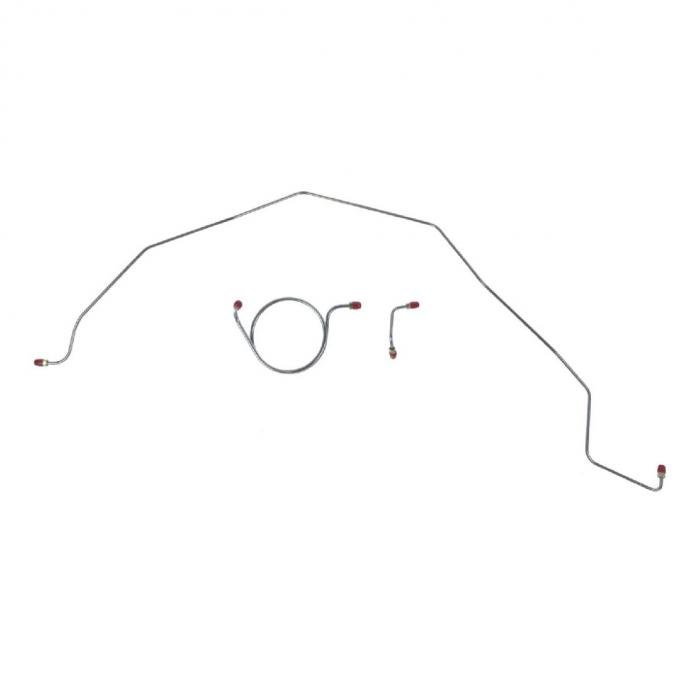 Right Stuff 1965 Chevrolet Bel Air/Impala, Pre-Bent OE Steel Front Brake Line Kit BKT6502