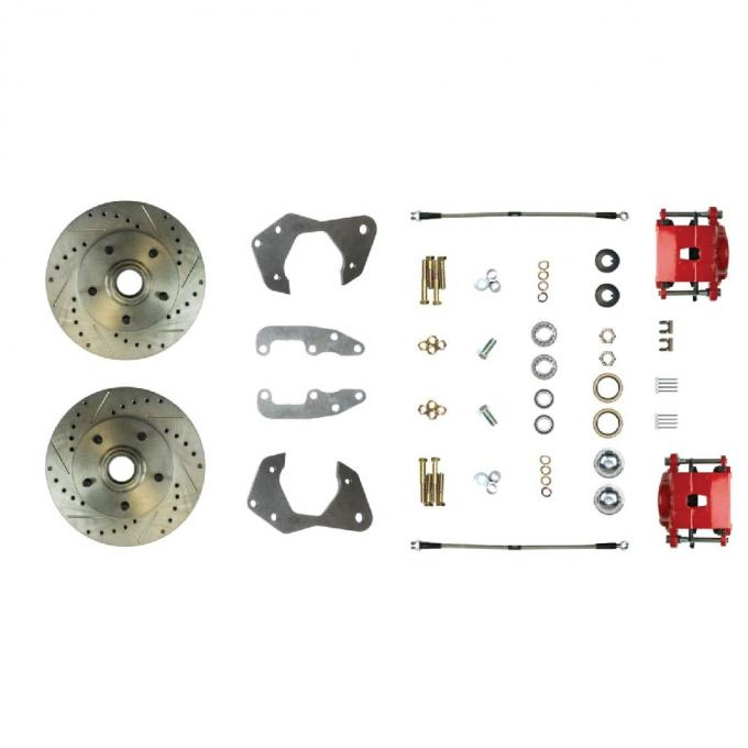Right Stuff 1965-68 Impala/Bel Air, "At The Wheel" Front Disc Brake Conversion Kit FSC65WKCZ