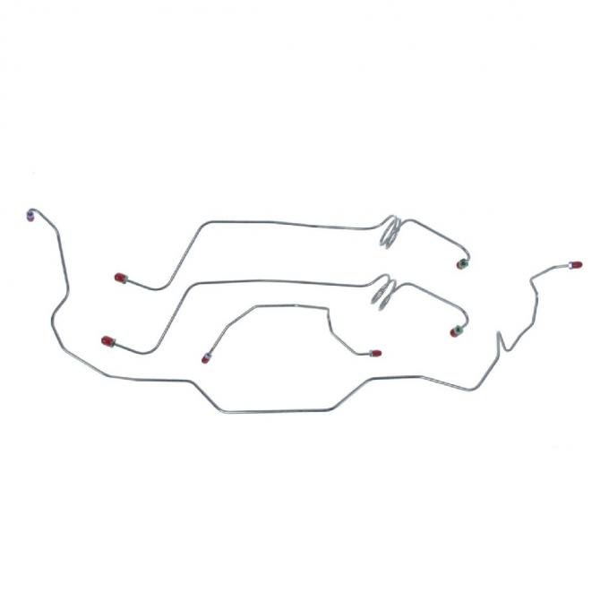 Right Stuff 1980-88 Chevrolet Monte Carlo, Pre-Bent OE Steel Front Brake Line Kits MKT8801