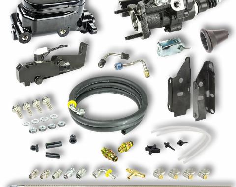 Right Stuff 1973-87 GM & GMC C/K Truck, Black Hydro Boost Upper Assembly Kit Disc/Disc BHB735672